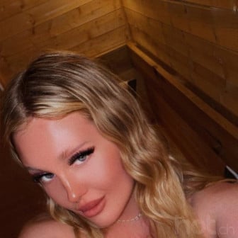 Delicate blonde seduction with naturally soft curves